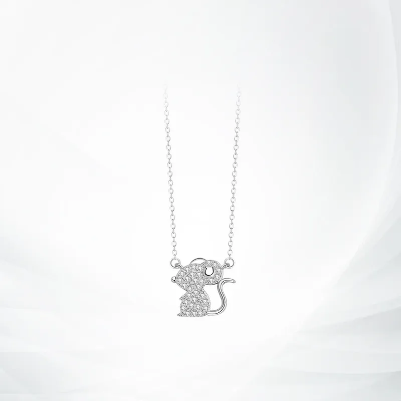 GLOIRE S999 Fine Silver Necklaces Women's Date Versatile Business Casual-1