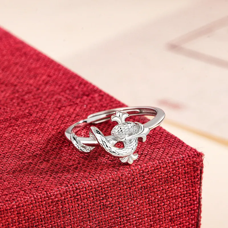 GLOIRE S925 Silver Rings Women's Minimalist Style Fashion For Everyday Versatile Date Commute And Bestie Same Style-1