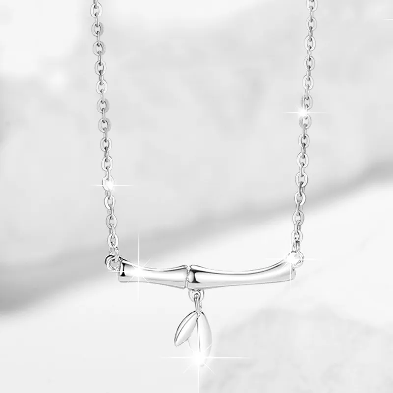 GLOIRE S925 Silver Necklaces Unisex Exquisite Luxe Niche Design Advanced Touch Romantic Date Versatile Commute-5