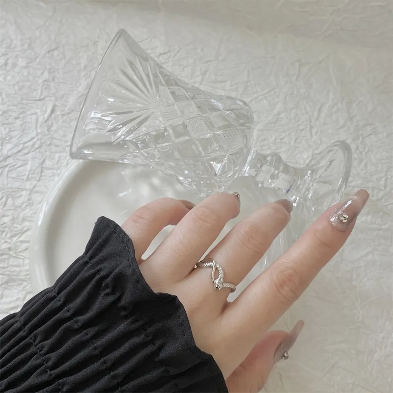 GLOIRE S925 Silver Rings Women's Gentle Minimalist Style Fashion Commute Versatile-1