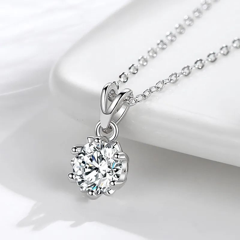 GLOIRE S925 Silver Necklaces Women's Gentle Elegance Elegant Everyday Romance Date Versatile Commute Style-2