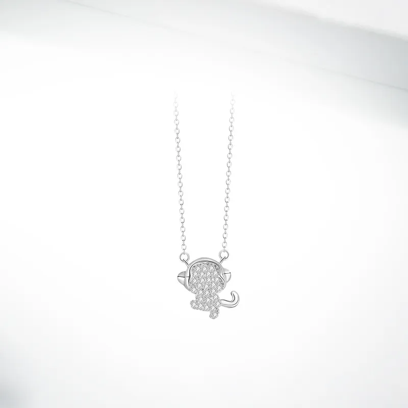 GLOIRE S999 Fine Silver Necklaces Women's Date Versatile Business Casual-25