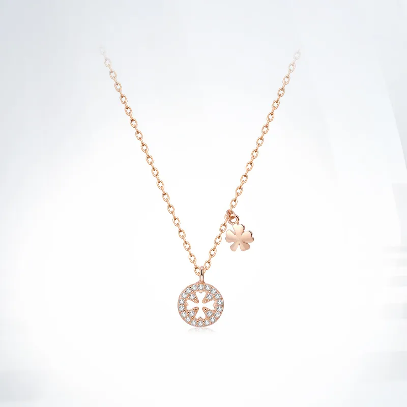 GLOIRE S925 Silver Necklaces Women's Dreamy Romantic Fashion Gentle And Elegant Everyday Commute Bestie Same Style-5