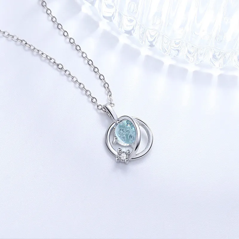 GLOIRE Zircon Necklaces Women's-5