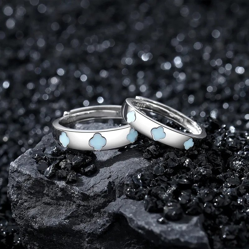 GLOIRE S925 Silver Rings Unisex-3