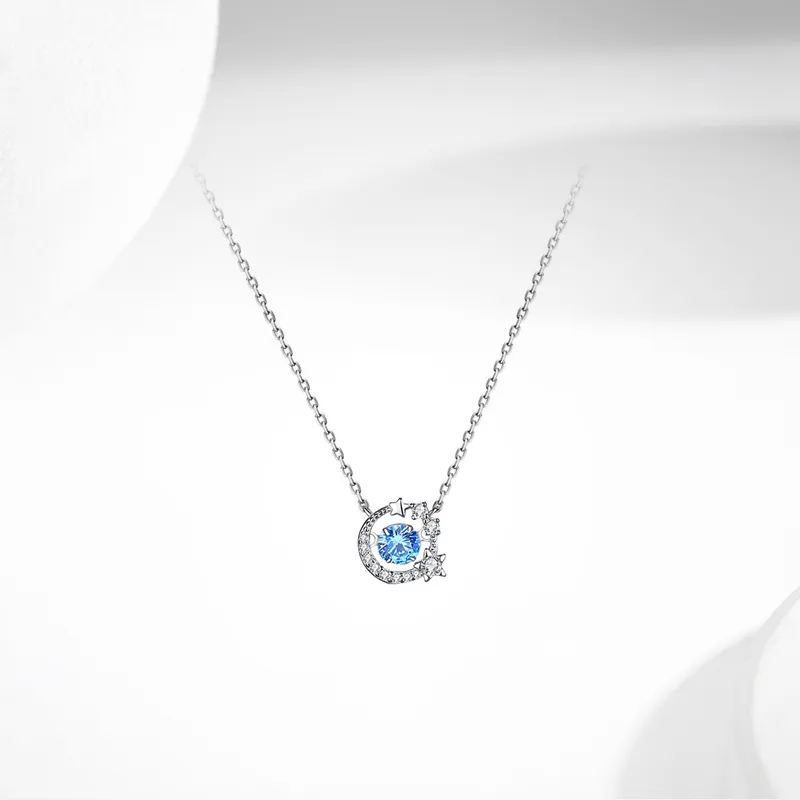 GLOIRE S925 Silver Necklaces Women's Gentle Sweet Style Versatile Commuting Style-3