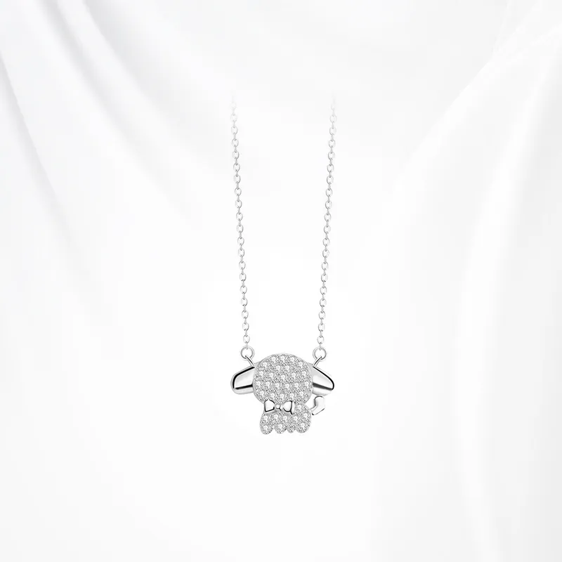 GLOIRE S999 Fine Silver Necklaces Women's Date Versatile Business Casual-31