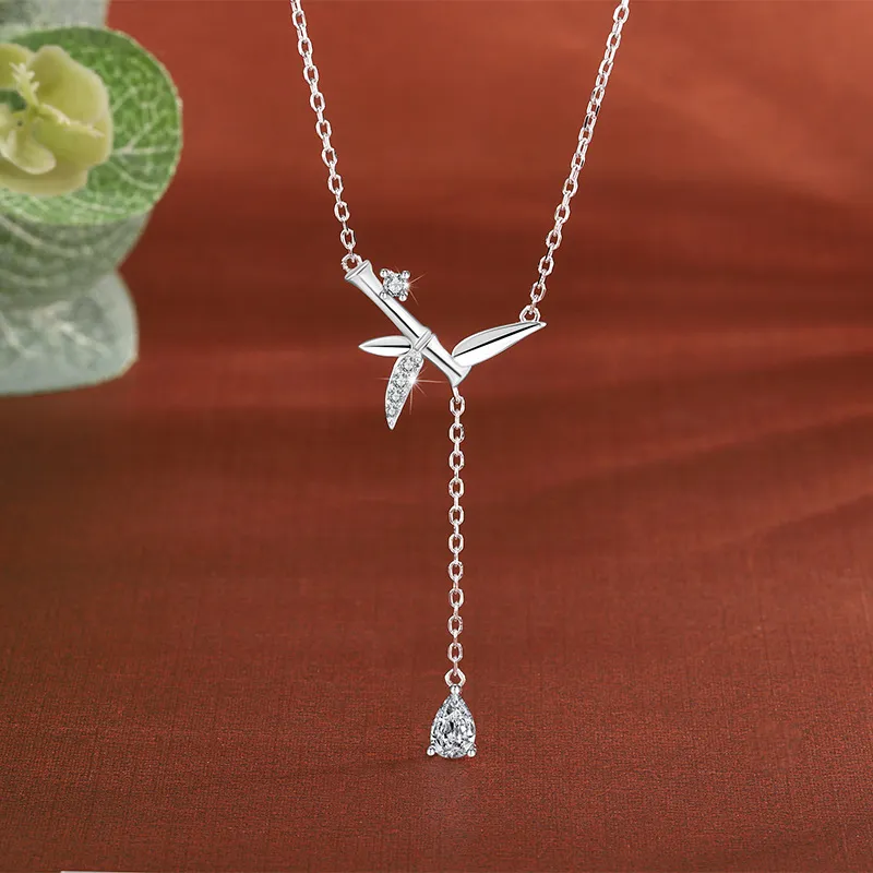 GLOIRE S925 Silver Necklaces Women's Exquisite Luxe Niche Design Advanced Feel Everyday Versatile Date Commute Style-2