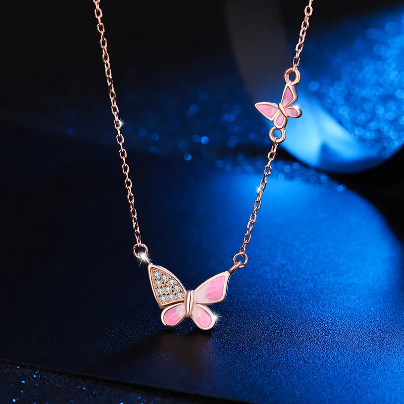 GLOIRE S925 Silver Necklaces Women's-2