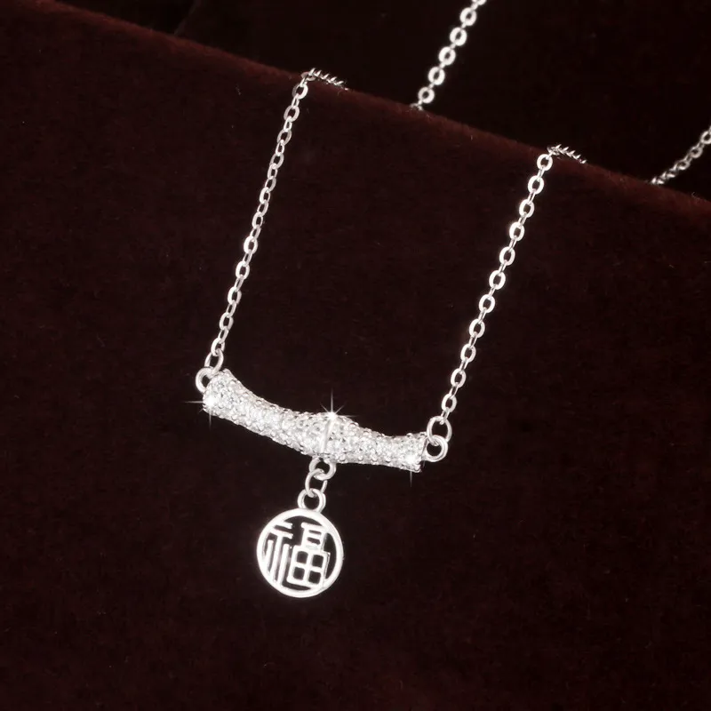 GLOIRE S925 Silver Necklaces Women's Exquisite Luxe Niche Design Advanced Feel Everyday Versatile Date Commute Style-2
