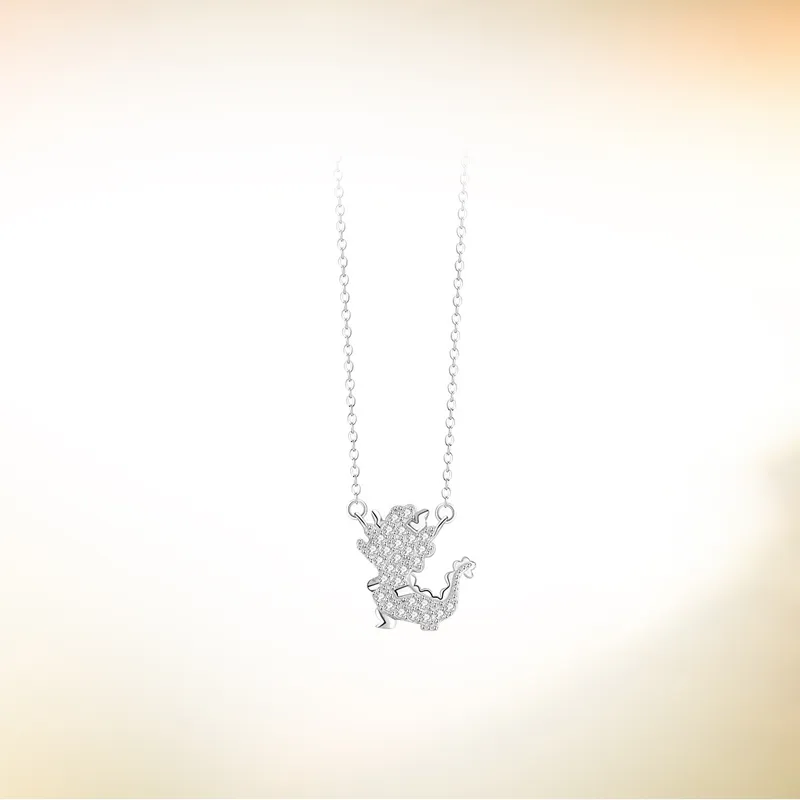GLOIRE S999 Fine Silver Necklaces Women's Date Versatile Business Casual-14