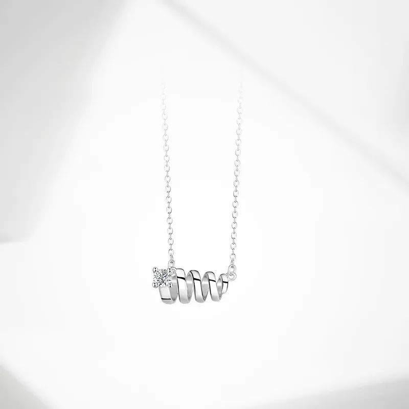 GLOIRE S925 Silver Necklaces Women's Minimalist Style Fashion Everyday Versatile Date Business Casual-2