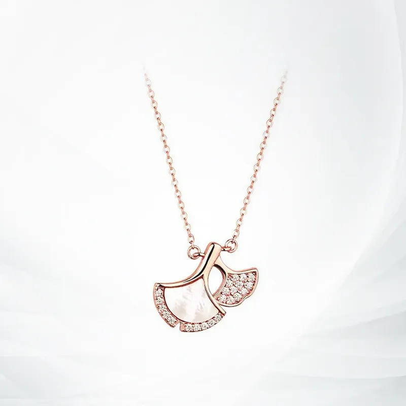 GLOIRE Zircon Necklaces Women's Date Versatile Commute And Bestie Style-5