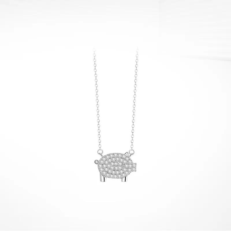 GLOIRE S999 Fine Silver Necklaces Women's Date Versatile Business Casual-34