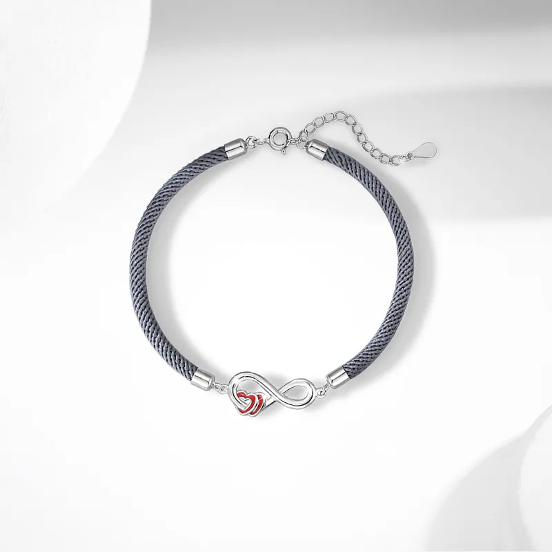 GLOIRE S925 Silver Bracelets Unisex-4
