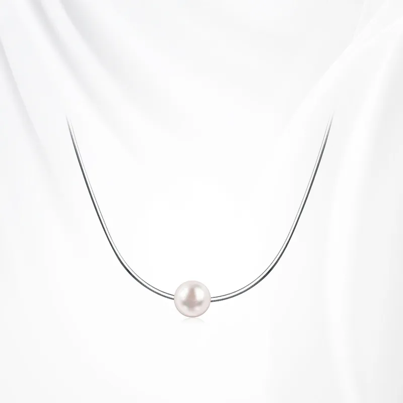 GLOIRE S925 Silver Necklaces Women's Exquisite Luxe Niche Design Advanced Touch Romantic Date Versatile Commute Style-1
