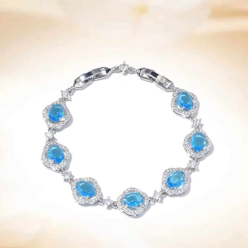 GLOIRE Zircon Bracelets Women's-1