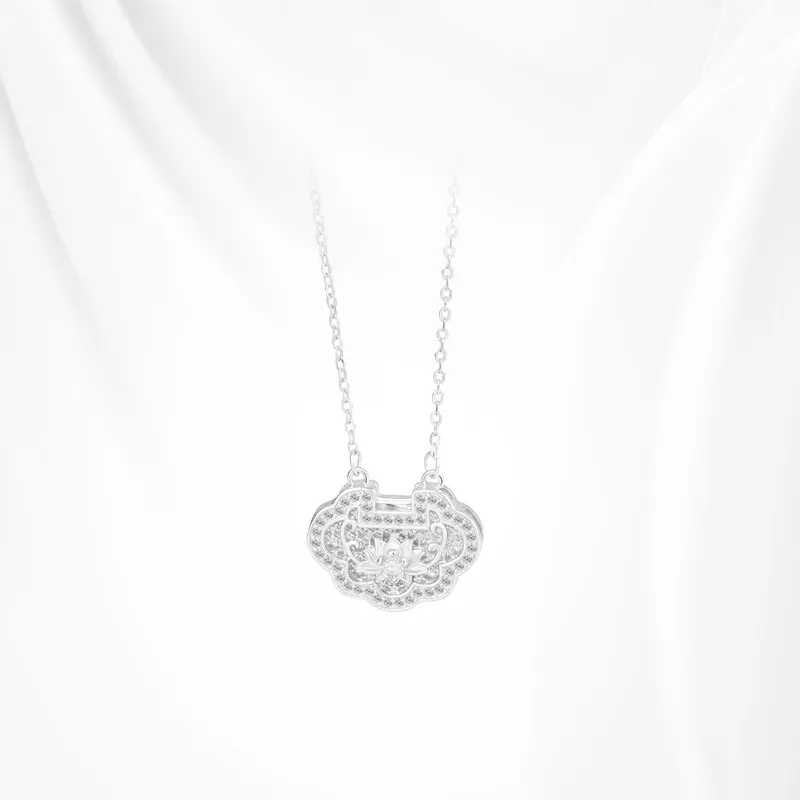 GLOIRE S925 Silver Necklaces Women's Exquisite And Luxurious Niche Design Advanced Feel Everyday Versatile Commute-1