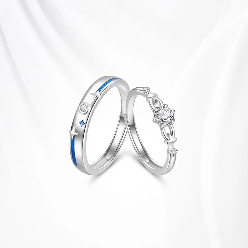 GLOIRE S925 Silver Rings Unisex Exquisite Luxe Niche Design Advanced Feel Everyday Versatile Date Commute-2