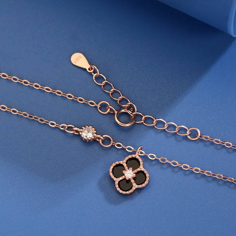 GLOIRE S925 Silver Necklaces Women's Minimalist Style Fashion Versatile Commute Bestie Same Style-4