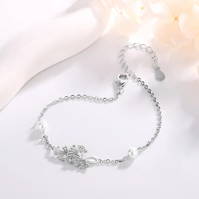 GLOIRE S925 Silver Bracelets Women's-2