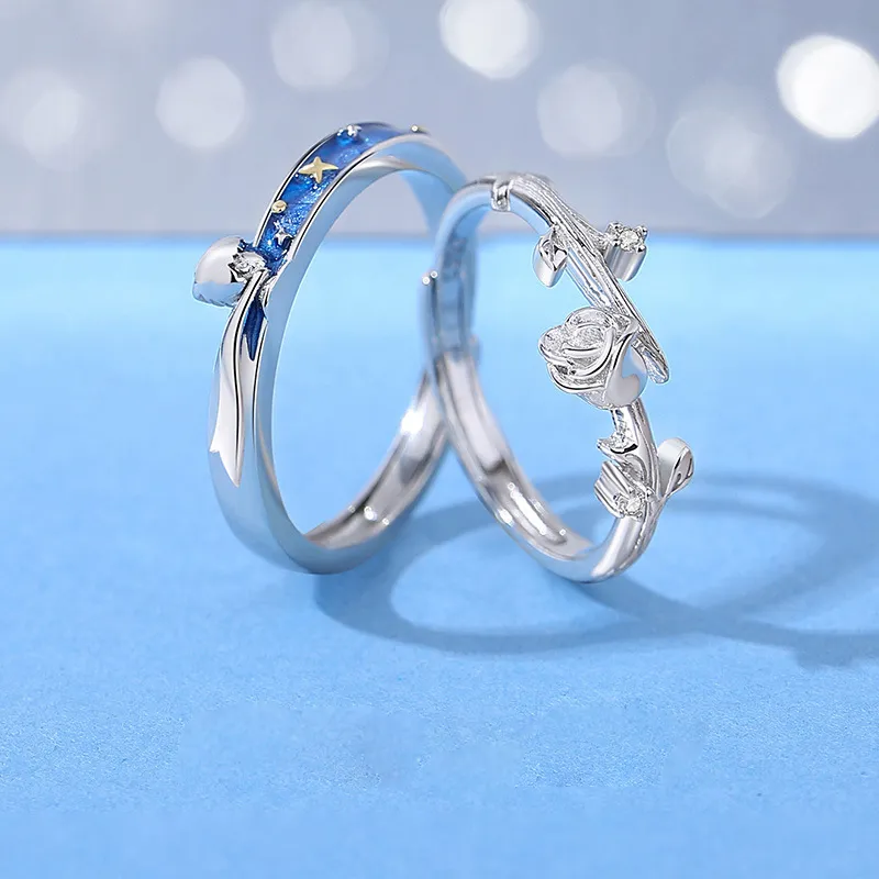 GLOIRE S999 Fine Silver Rings Unisex-1
