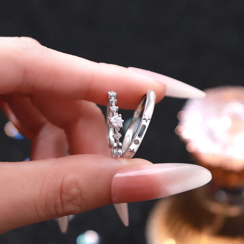 GLOIRE S999 Fine Silver Rings Unisex-1
