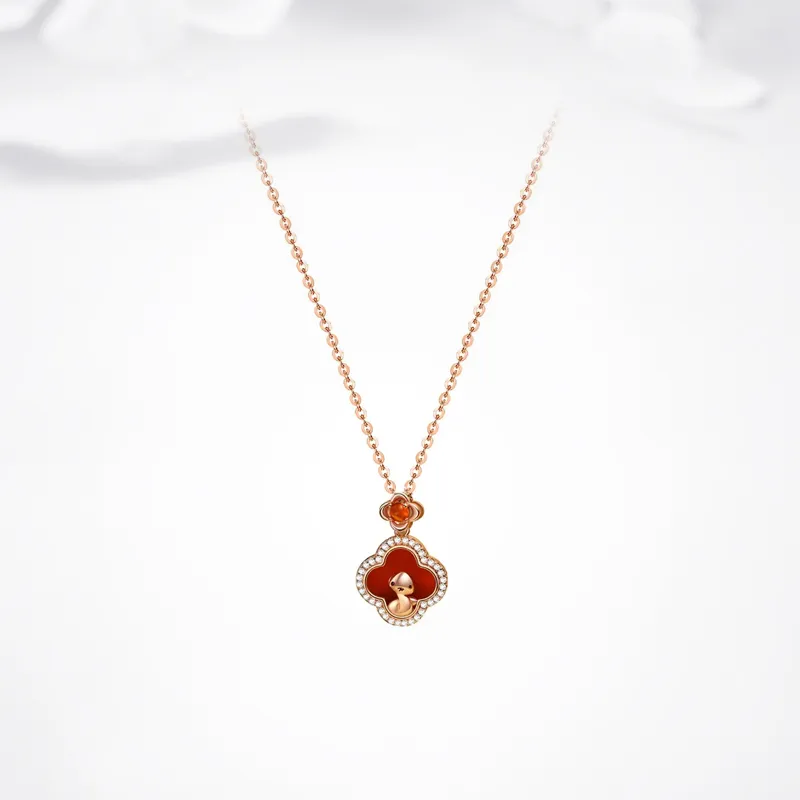 GLOIRE S925 Silver Necklaces Women's Elegant Minimalist Style Advanced Fashion Everyday Versatile Commute-2