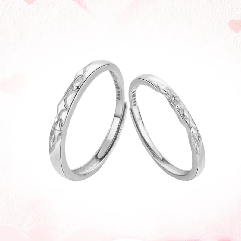 GLOIRE S 999 Fine Silver Rings Unisex-1