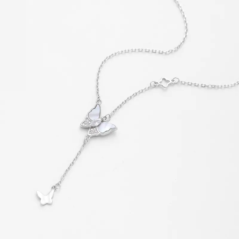 GLOIRE S925 Silver Necklaces Women's Mori Style Chilled Elegance Romantic Date Versatile Commute Girlfriends' Style-2