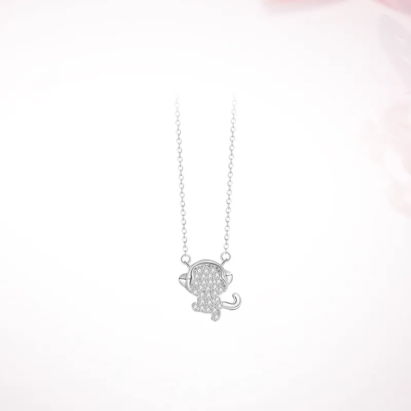 GLOIRE S999 Fine Silver Necklaces Women's Date Versatile Business Casual-26