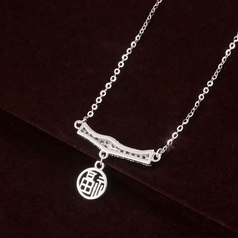GLOIRE S925 Silver Necklaces Women's Exquisite Luxe Niche Design Advanced Feel Everyday Versatile Date Commute Style-1