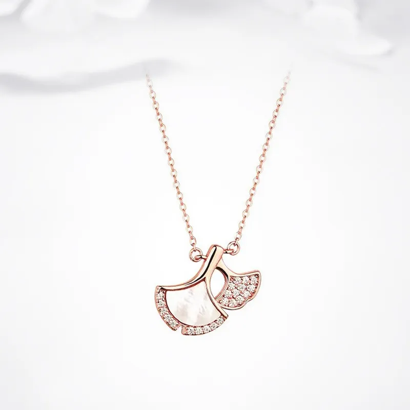 GLOIRE Zircon Necklaces Women's Date Versatile Commute And Bestie Style-4
