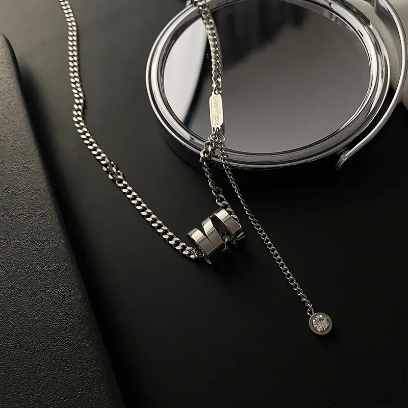 GLOIRE Zircon Necklaces Unisex Romantic Date Versatile Commute Single Item-3