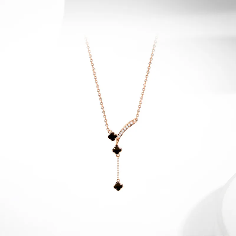 GLOIRE S925 Silver Necklaces Women's Romantic Date Versatile Commute Bestie Same Style-4