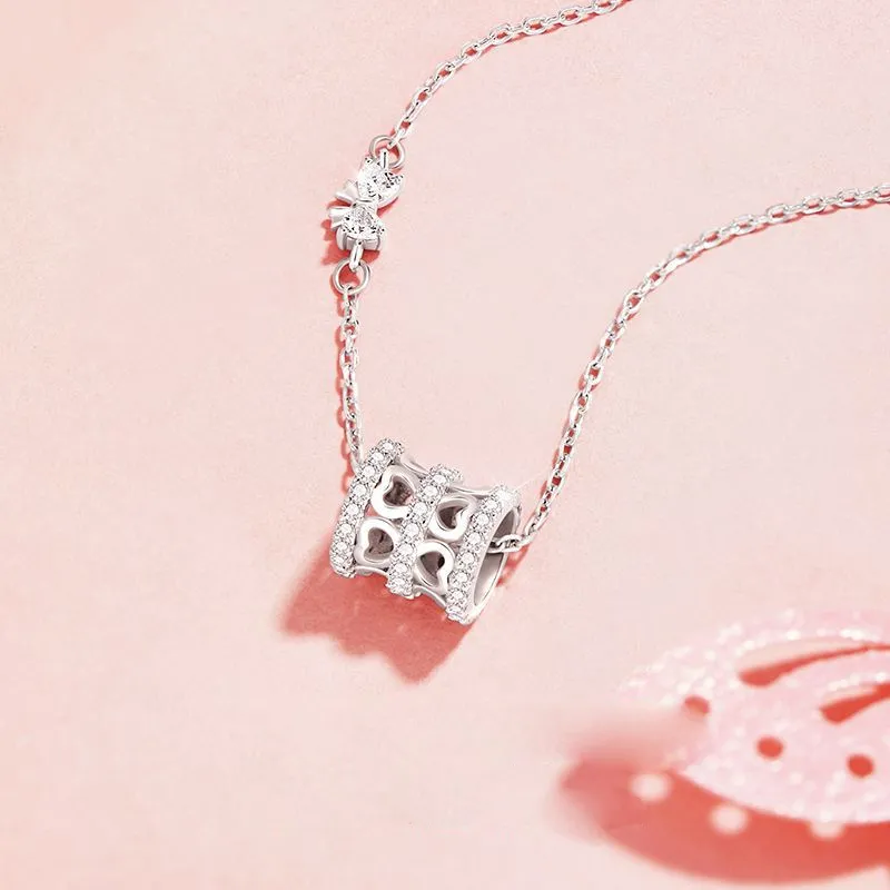 GLOIRE S925 Silver Necklaces Women's Minimalist Style Fashion Everyday Versatile Date Business Casual-2