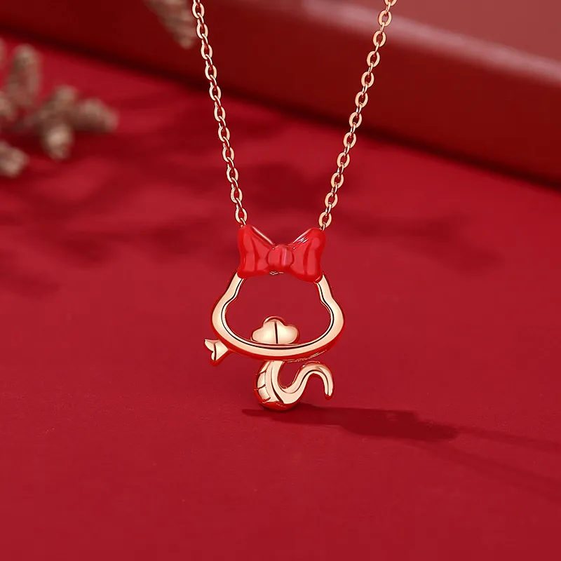 GLOIRE S925 Silver Necklaces Women's-2
