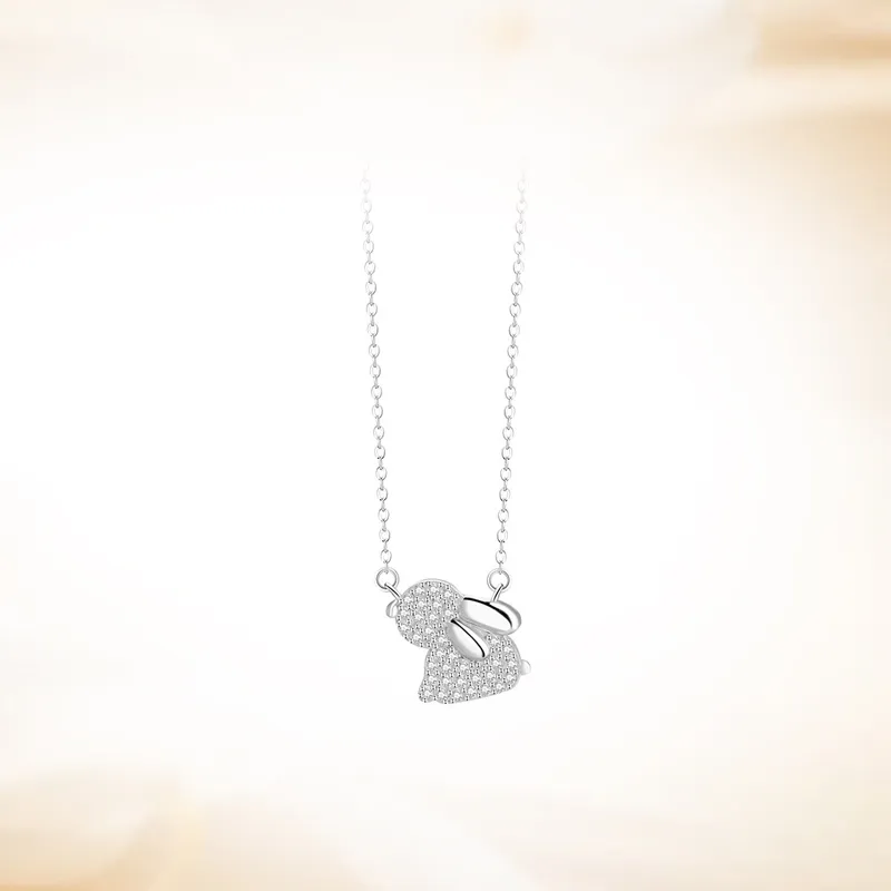 GLOIRE S999 Fine Silver Necklaces Women's Date Versatile Business Casual-11