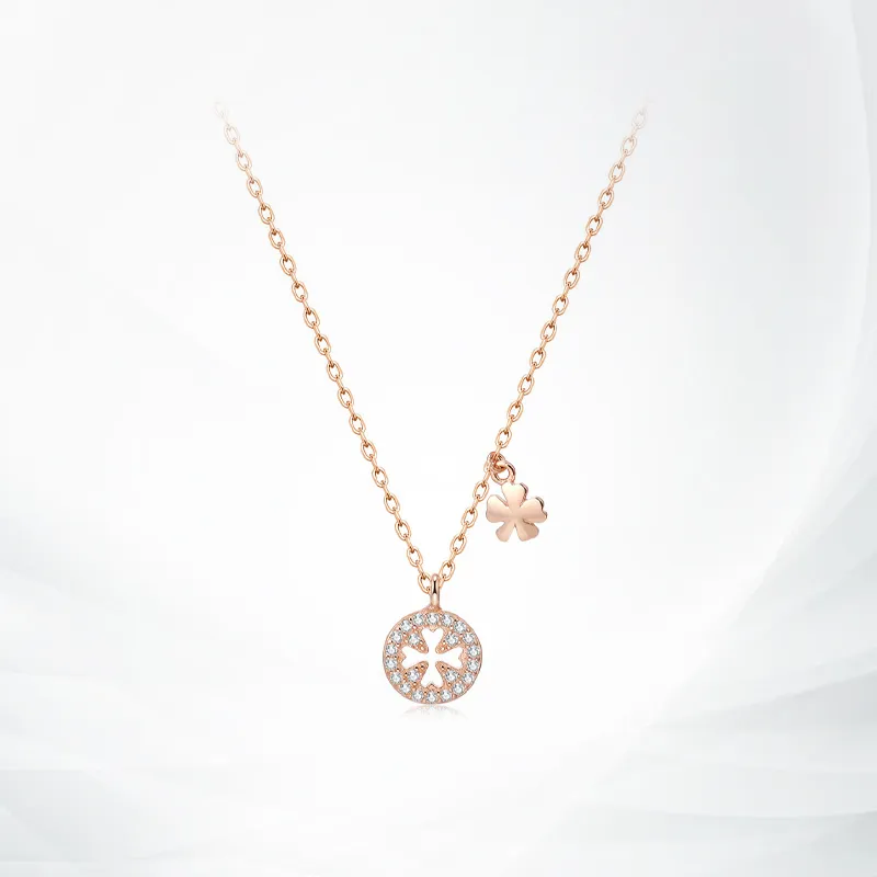 GLOIRE S925 Silver Necklaces Women's Dreamy Romantic Fashion Gentle And Elegant Everyday Commute Bestie Same Style-4
