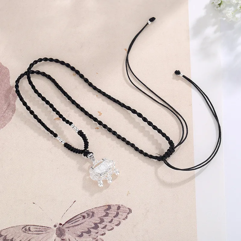 GLOIRE S999 Fine Silver Necklaces Unisex Elegant Luxe Minimalist Style Advanced Versatile Everyday Commute Anniversary-5