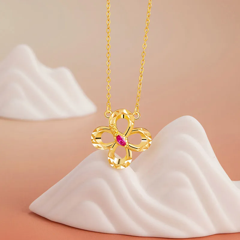 GLOIRE S925 Silver Necklaces Women's Minimalist Style Fashion Everyday Versatile Date Business Casual-2