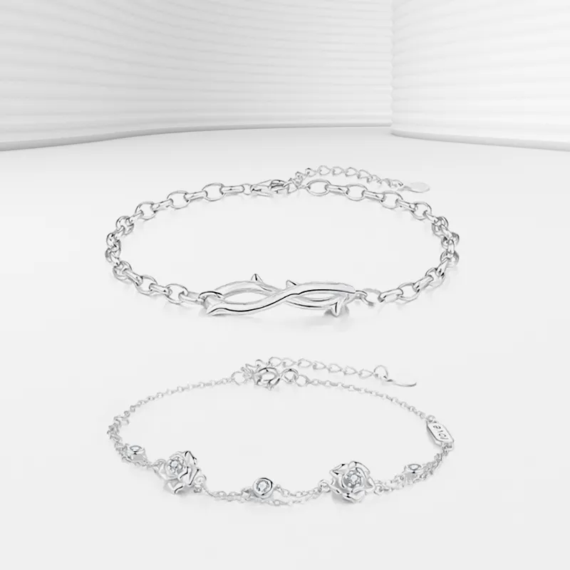 GLOIRE Alloy Bracelets Unisex Date Commute Versatile Style-8
