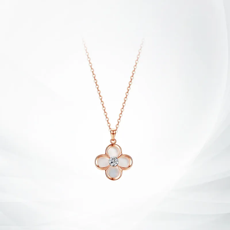 GLOIRE S925 Silver Necklaces Women's Minimalist Style Fashion Versatile Commute Bestie Same Style-10
