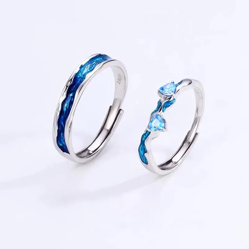 GLOIRE S999 Fine Silver Rings Unisex-1