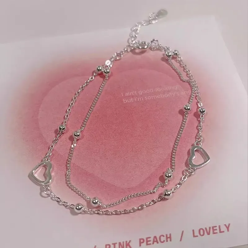 GLOIRE S925 Silver Bracelets Women's Minimalist Style Elegant Fashion Romantic Versatile Everyday Commute BFF Style-3