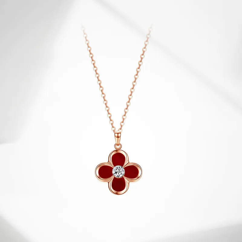 GLOIRE S925 Silver Necklaces Women's Minimalist Style Fashion Versatile Commute Bestie Same Style-2