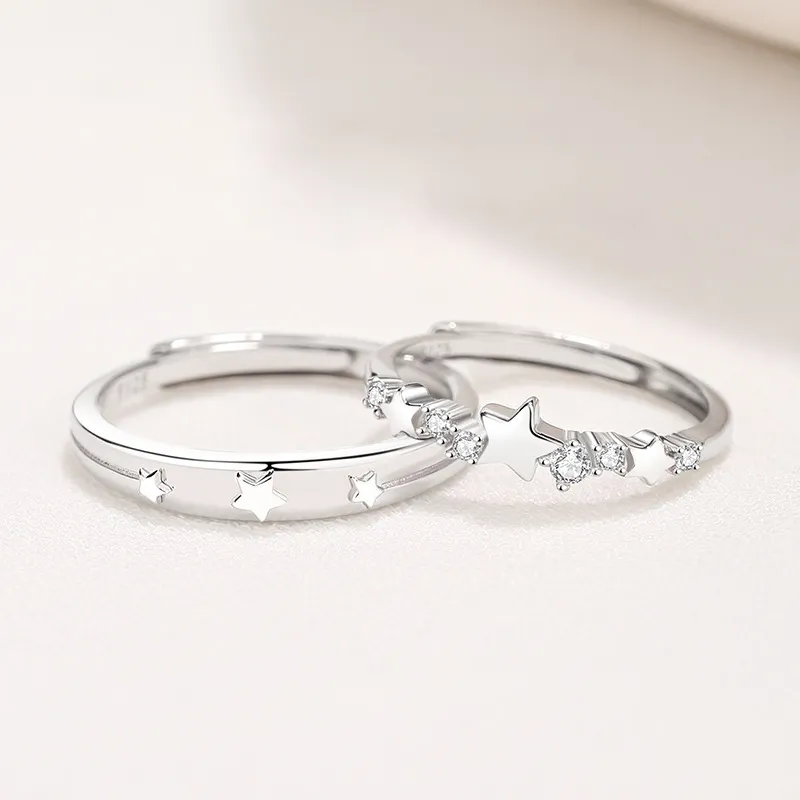 GLOIRE S925 Silver Rings Unisex Elegant Luxe Versatile Everyday Commute Romantic Date Confession-2