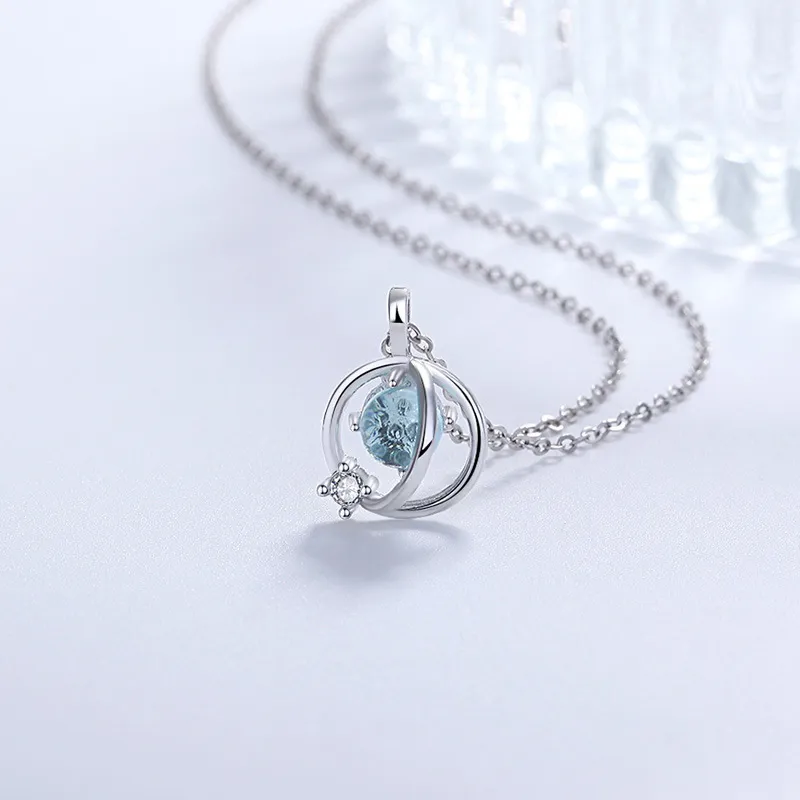 GLOIRE Zircon Necklaces Women's-4