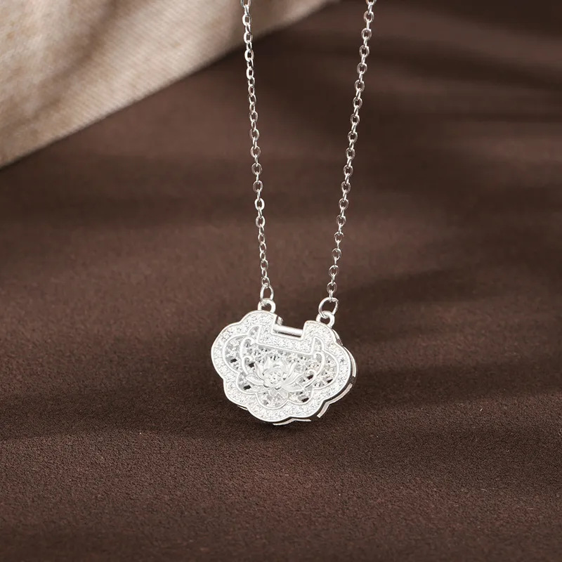 GLOIRE S925 Silver Necklaces Women's Exquisite And Luxurious Niche Design Advanced Feel Everyday Versatile Commute-2