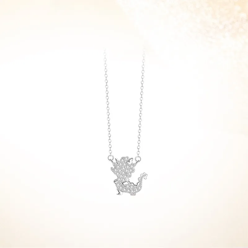 GLOIRE S999 Fine Silver Necklaces Women's Date Versatile Business Casual-13